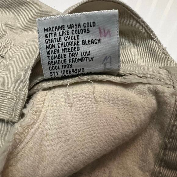 Vintage Jordache Original 11/12 Woman’s Denim Shorts Pebble Khaki High Waist New - Picture 8 of 13